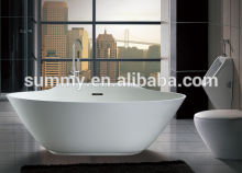 bathtub artificial stone round clear bathtub