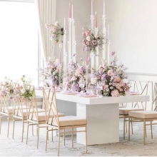 Wholesale Wedding Furniture: Stackable Dining Chairs with Fretwork Back Gold Leaf Chair and Cushion