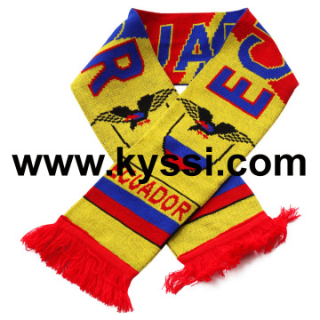 Ecuador National Flag Football Scarf