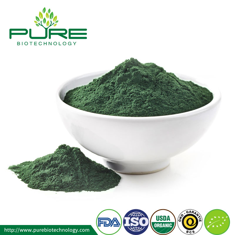 شهادة العضوية سبيرولينا مسحوق أعلى درجة الصحة الغذاء بالجملة 1 Certified Organic Spirulina Powder Top Grade Health Food Wholesale 1
