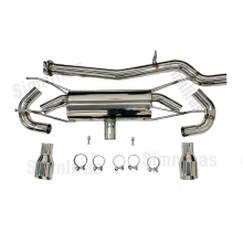 RX-8 1.3L Dual Muffler Tip Racing Catback Exhaust System For 04-08 Mazda