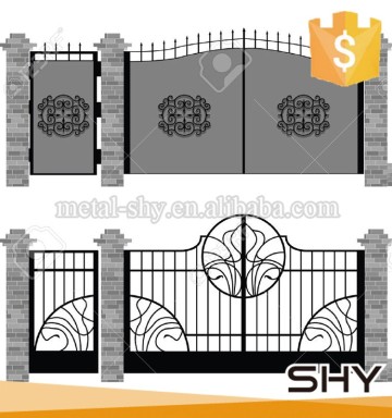 different types of iron gate for home garden school security and decoration