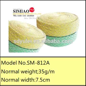 Colorful kitchen sponge material in roll