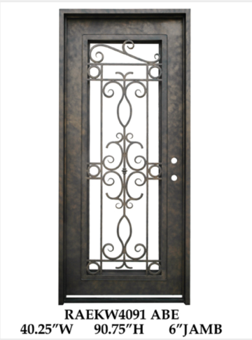 Venice Wrought Iron Doors