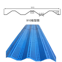 Customized wind dust controlling panel roll forming machine