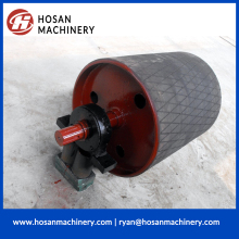 Composite Conveyor Diamond Rubber Covered Pulley
