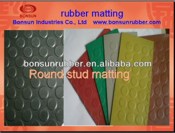 BONSUN round stud rubber floor mat