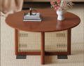 Modern MDF Coffee Table with Rounded Design