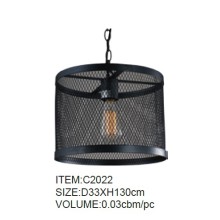 Современный черный декоративный металлический подвесной светильник (C2022)