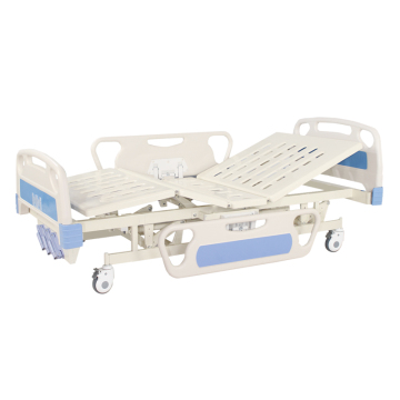 3 Crank Manual Adjustable Hospital Bed ABS Headboards