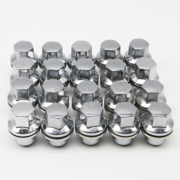 20PCS Mag Seat Wheel Nut RRD500290 Silver Lug Nut