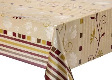 Double Face Emboss printed Gold Silver Tablecloth Glasgow