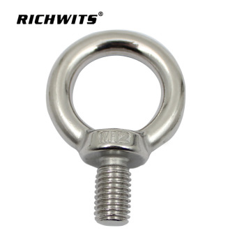 JIS1168 stainless steel 304 lifting eye bolt ring screw M6 Eye Screw