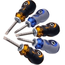 Retractable Rachet Screwdriver with magnetic bits
