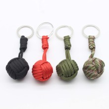 KongBo Wholesale Outdoor Paracord Monkey Fist Keychain for Promotion Gift
