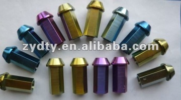 titanium anodized screws