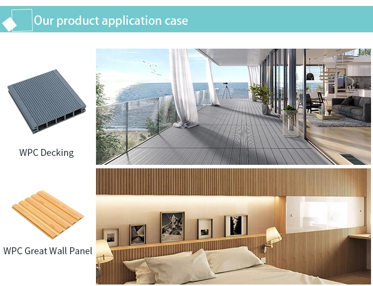 Composite Wood Decing in Shandong Wood WPC Timber Tubes