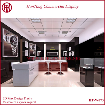 Modern and popular mall watch display store design