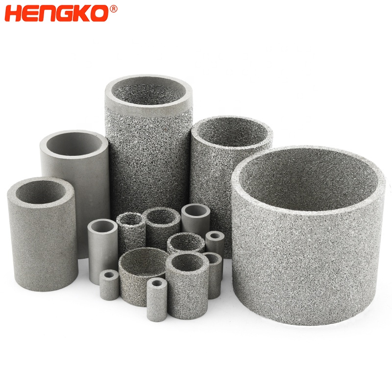 0.2 20 40 70 90 micron sintered porous powder mesh stainless steel 316L bronze nickel cartrige filter