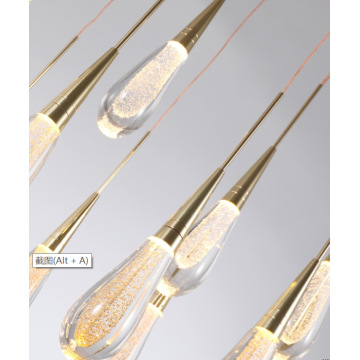 Lampu Liontin Kristal Hias LEDER