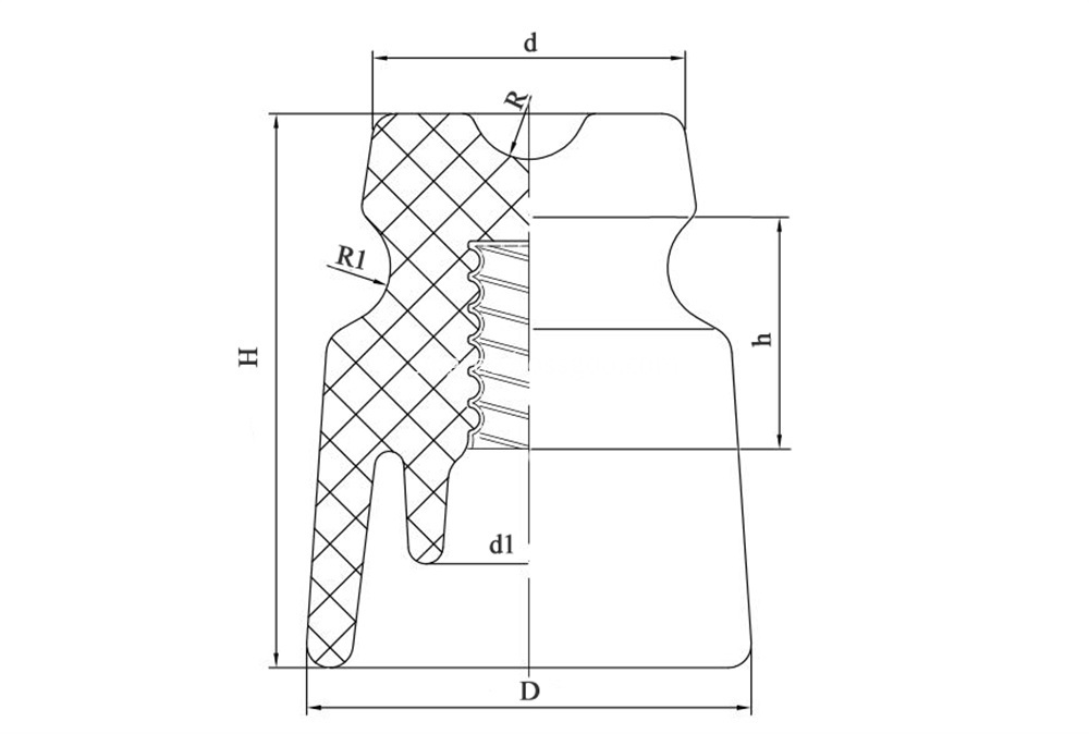 tele lines pin insulator