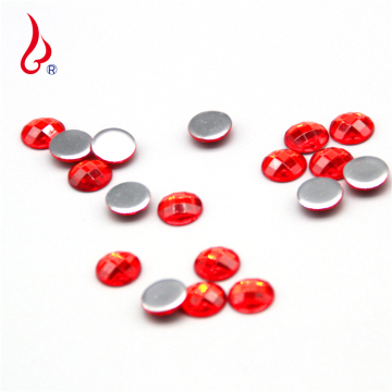 Wholesale 22mm Round Acrylic Diamonds 200pcs/bag Non Flatback Hot Fix Rhinestones