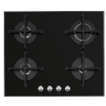 Smeg 4 Burner Gas Hob Tempered Glass