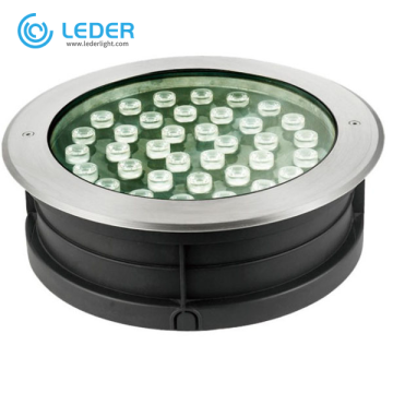 LEDER Lampe à encastrer à LED de forme ronde noire 36W