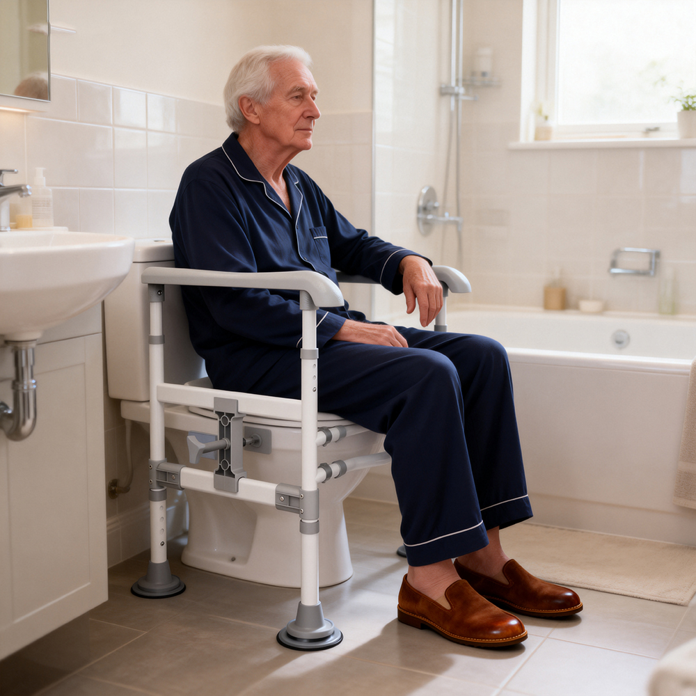 حاجز سلامة المرحاض1 Toilet safty rail1