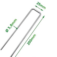 U-förmige Grundnahrungsmittel mit 6x1x6 Zoll