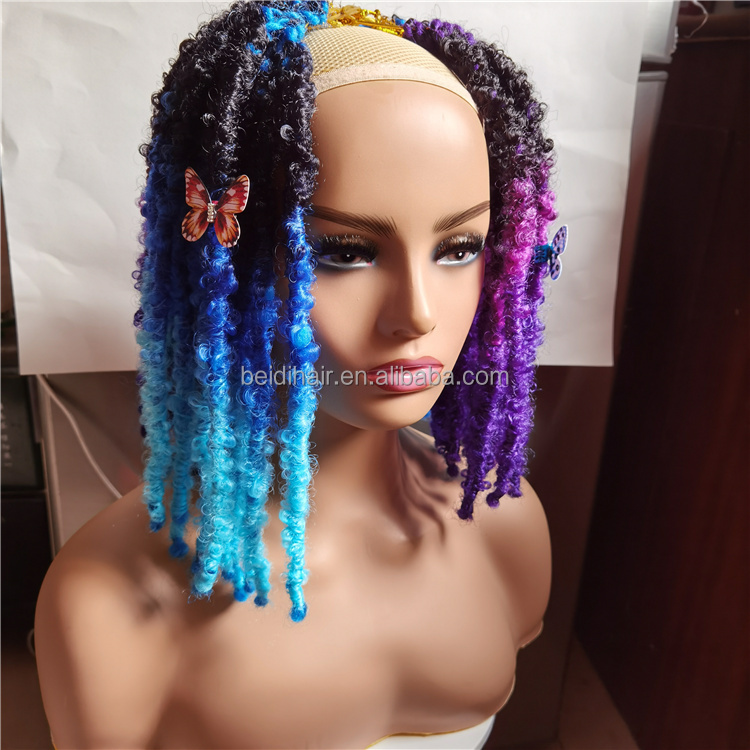 Wholesale 3 Tone Color Locs Hand Crochet Braids Butterfly Locs