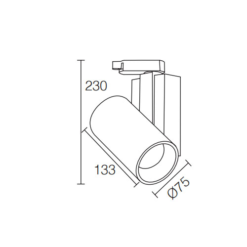 Narrow Beam White 34W LED Track LightofTrack Light Wall