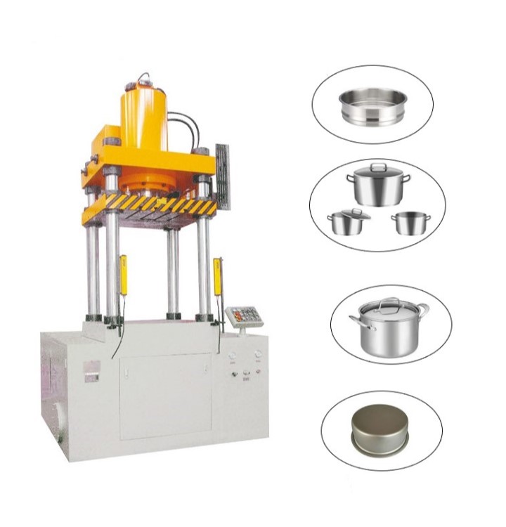 Servo hydraulic press used in tableware factory