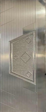 Elegant Design Stamped Steel Door Panel