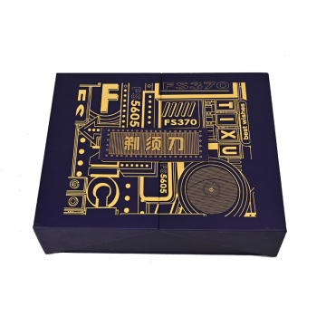 Double door shaver packaging box