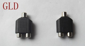 3.5mm Stereo to Dual RCA Audio Adapter, 3.5mm Female to Dual RCA Female