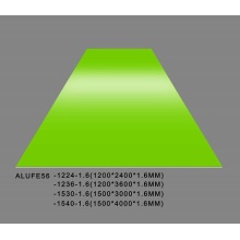 Parlak Yay Yeşili Alüminyum Levha Levha 1.6mm