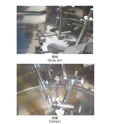 เครื่องเคลือบเกลียวเม็ดยาแบบแยกส่วน Centrifugal Granulator