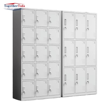 12 Lockable Steel Storage Cabinets