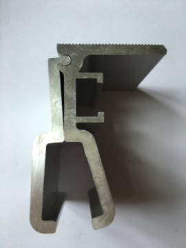 Aluminum extrusion clamps for solar mounting syetem