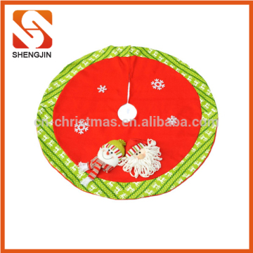 SJ-60051 Wholesale fabric christmas decoration tree skirt