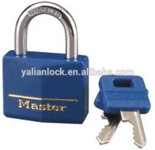 Professional Heavy duty Brass Lock with Blue Cover Master key Solid Brass Keyed Alike Padlock