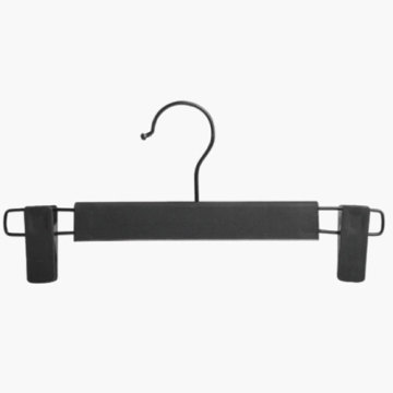 Trousers hanger with clip