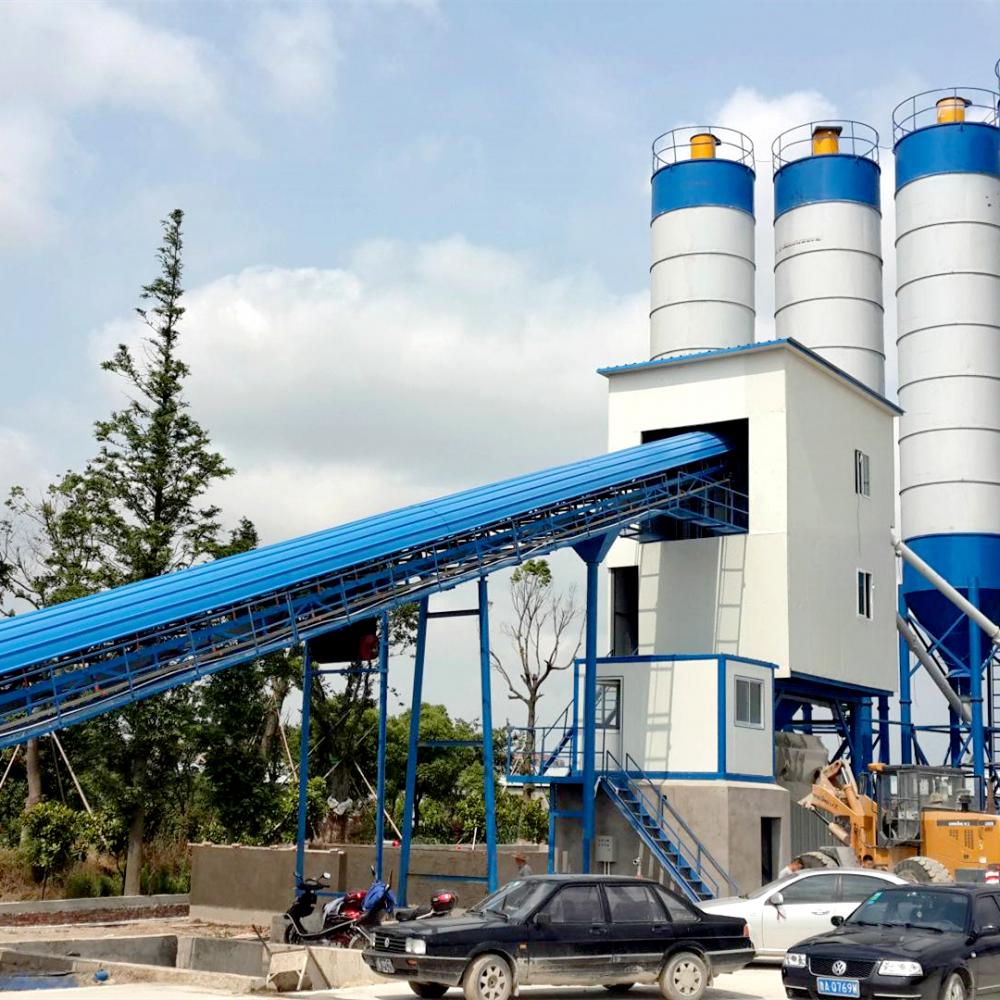 New 120m3/h cement stationary concrete batching plant
