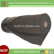 NOF Supplier Black woven Fiber Glass filter felt with treatment graphit
