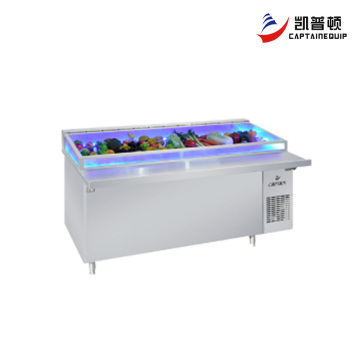 Worktop Refrigerator with Ice Bath Display