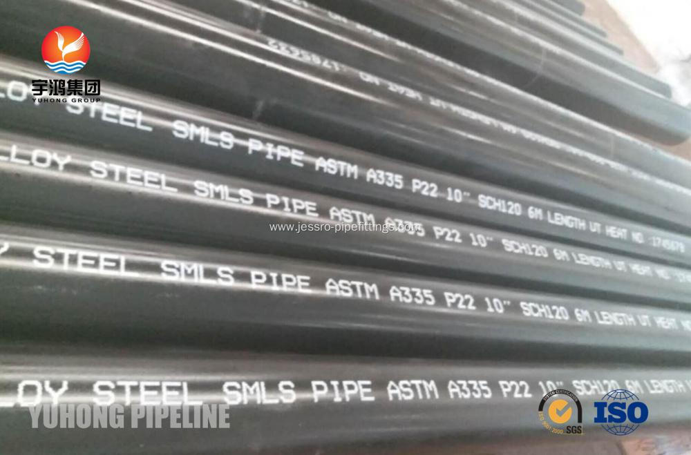 Alloy Steel Seamless Pipe ASTM A335 P22