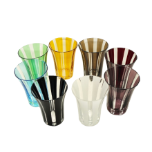Wholesale Custom Handblown Mexican Striped Glassware