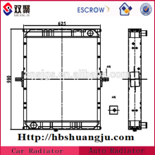 China Dongfeng Heavy Duty Truck Radiator