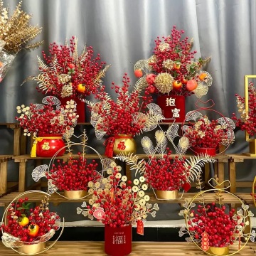 2025 Lunar New Year Eve Party Decoration Flowers for Chinese New Year